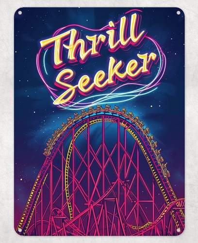Roller coaster thrill seeker - thrill,