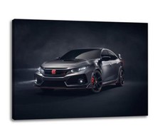 HONDA CIVIC TYPE R1 CANVAS Photo Wall Art Poster Print 30"x20" CANVAS