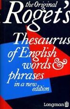 Thesaurus of English Words and Phrases By Peter Mark Roget, E.M .9780582893634