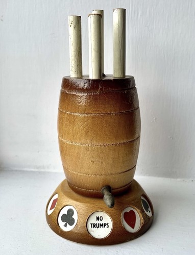 Vintage 1930 treen barrel - 1930’s,