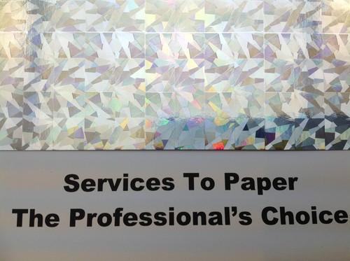 Holographic craft card - holographic,