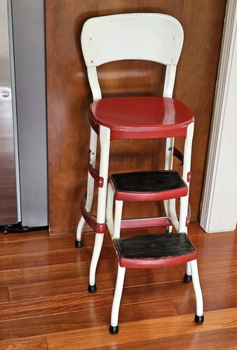 Vintage cosco red - white, step