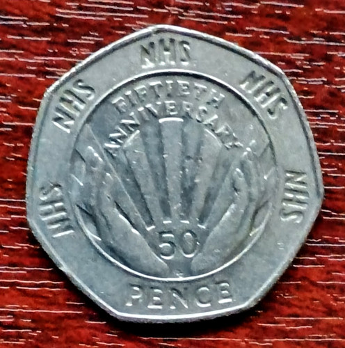 1998 royal mint 50p coin - 1998,