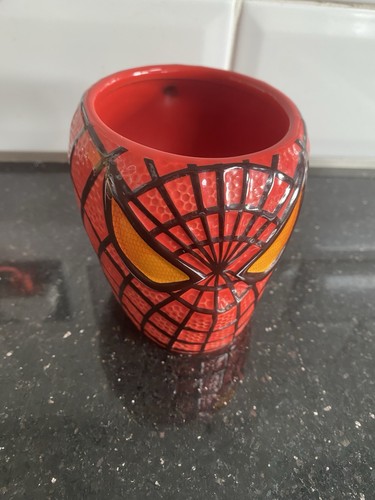 Spiderman mug head shape - spiderman,