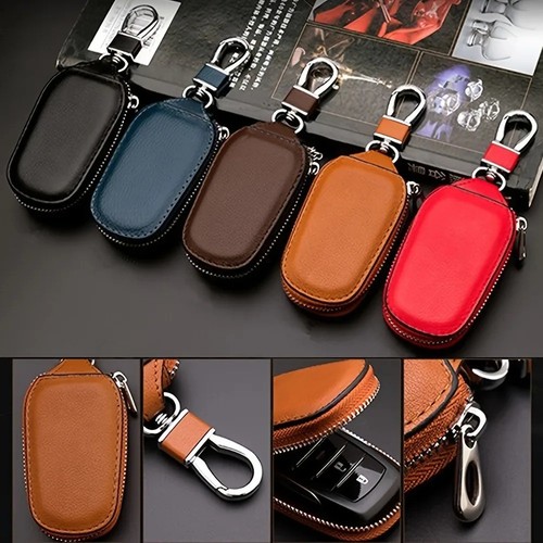 Car key holder case - holder, leather