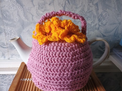 Crochet knit sunflower - crochet,