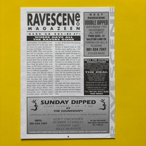 Ravescene magazine issue - magazine,
