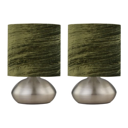 Set brushed chrome touch - brushed,