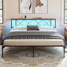 King Size Bed Frame, Headboard