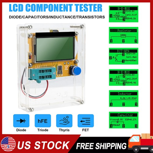 Digital lcd component tester - lcd,