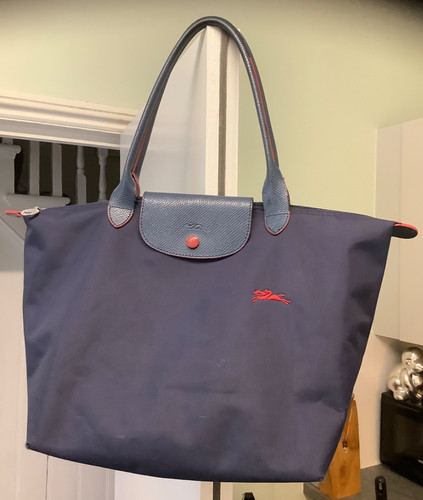 Navy longchamp shoulder bag - longchamp,