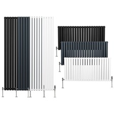 Oval Column Radiator & TRV