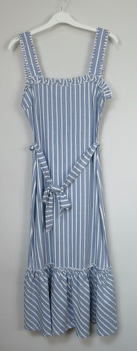 Warehouse striped ruffle hem - striped,