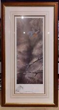 Huge 31x17" Nigel Hemming Rare Signed Limited Edition Print KINGFISHER IN FLIGHT