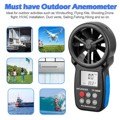 Holdpeak anemometer wind speed - anemometer,