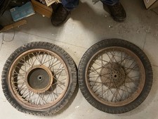 2x VINTAGE 18" 3.25 40 SPOKE