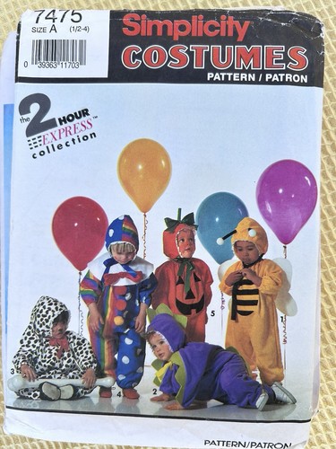 Simplicity 7475 toddler - simplicity,