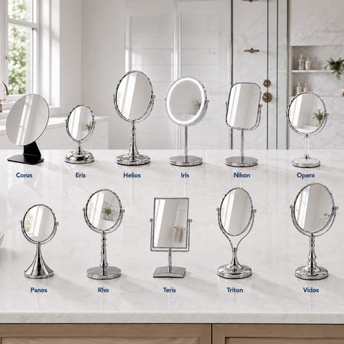Double sided vanity mirror - sided,