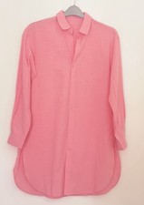 BNWOT Pink Cotton Linen Tunic