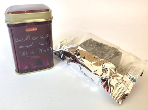 Black musk solid perfume - black,
