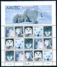 (@57) U S Full Sheet Of Mint Stamps  Arctic Animals MNH