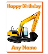 Personalised Diggers JCB