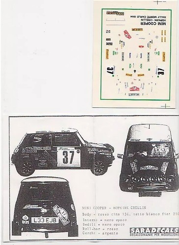 Rare decal austin mini - rare,