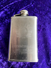Glenmorangie Malt Whisky Stainless Steel Hip Flask traditional curved style