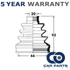 CV Joint Boot Set Front Inner