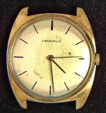 Caravelle [Bulova] Thin Manual-Wind Vintage Swiss Watch -- Spares/Repairs