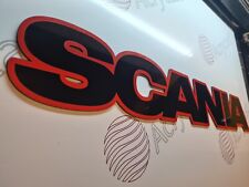 SCANIA Outlined Grill Badge Truck Lorry Hgv 