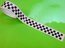 CHEQUERED TAPE 50" x 1" Strip