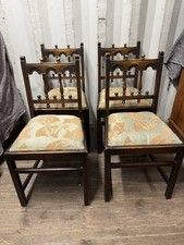 Set Of 4 Ercol Dining Chairs