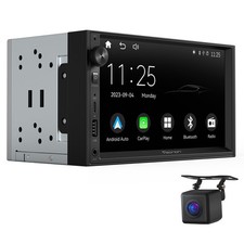 Double DIN Car Stereo 7" QLED