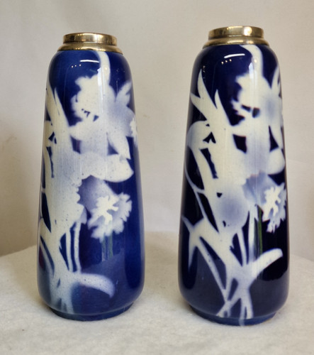 Vintage pair vases - pair,