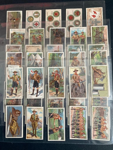 Cigarette cards boy scouts - boy, 3rd