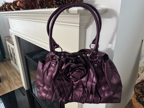 Purple handbag