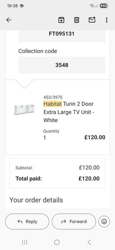 White habitat unit with - habitat, tv