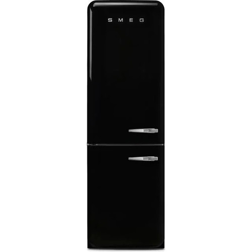 Smeg fridge freezer black - fridge,