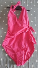 Speedo Sculpture Womens NEW Pink Halterneck  Swimsuit Size 34,UK 10,NWOT