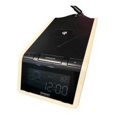 Oregon Scientific Time Wireless QI Charging Station Projection Clock QW202 RARE
