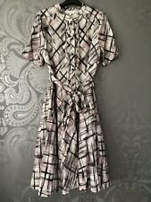 Untold dress 14 shirt waister abstract pattern