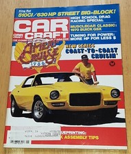 Vintage Car Craft Magazine January 1986 High School Drag Racing 1970 Buick GSX