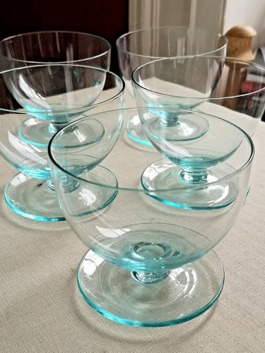 Antique art deco sundae dish - deco,