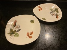 6 Midwinter Riverside Stylecraft Fashion Shape Plates ( 17 cm and oval shape)