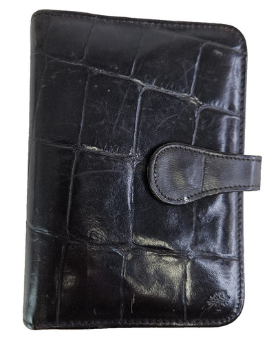 Mulberry black leather - leather, ring
