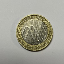 2003 Two Pound Coin DNA Double Helix £2 Coin
