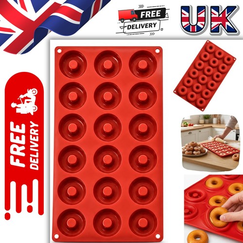 Cavity silicone donut molds - 18,