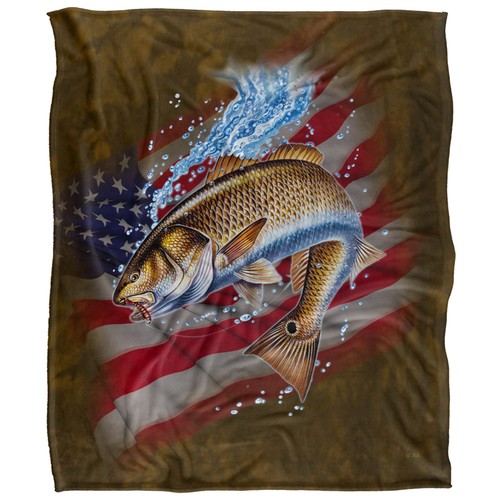 Licensing patriotic redfish - jq,