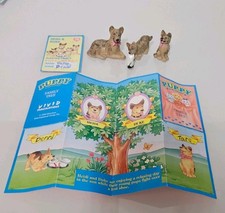 Retro Puppy In My Pocket Alsatian Dog Family.  incomplete 